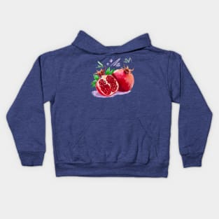 Pomegranade Hand Drawn Kids Hoodie